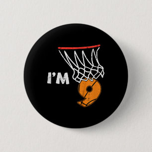 Kids 9th Birthday Sketll Im 9 Nine Year Old Bday B 6 Cm Round Badge
