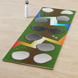 Kids Active Adventure Game Hop Scotch Yoga Mat