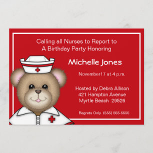 Kids/Adult  Nurse  Invitations