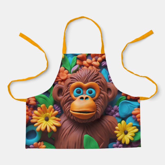 kids All-Over Print Apron, Small 24"x20" Apron (Front)