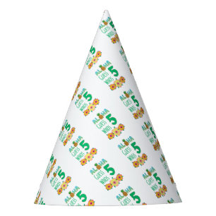 Kids Aloha Tropical Luau 5 Years Old Birthday Party Hat