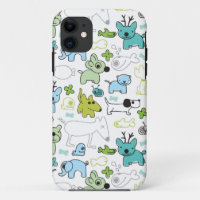 kids animal background pattern