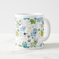 kids animal background pattern