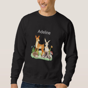 Kids Animal deer rabbit hedgehog Adelina Sweatshirt