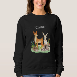 Kids Animal deer rabbit hedgehog Codie Sweatshirt