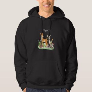 Kids Animal deer rabbit hedgehog Elyah Hoodie