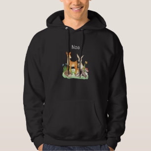 Kids Animal deer rabbit hedgehog Noa Premium Hoodie