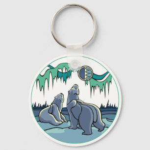 Kid's Arctic Art Key Chain Polar Bear Gifts
