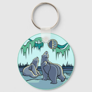 Kid's Arctic Art Key Chain Polar Bear Gifts
