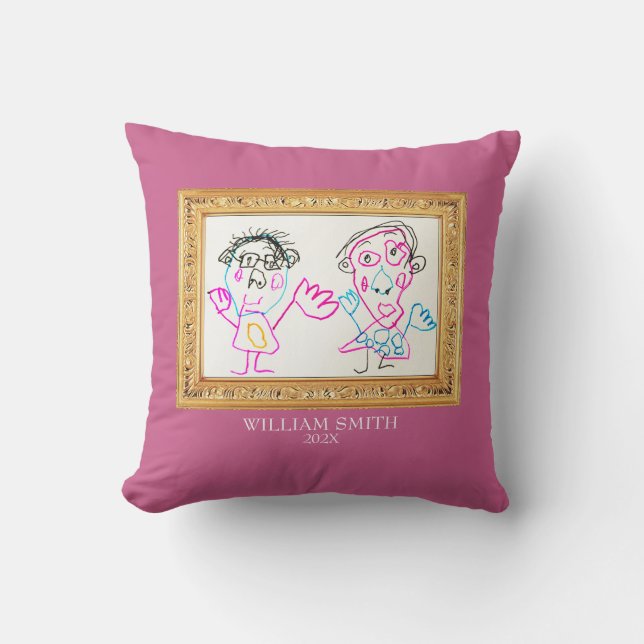 Kids Art Gift | Little Masterpiece Pillows (Front)
