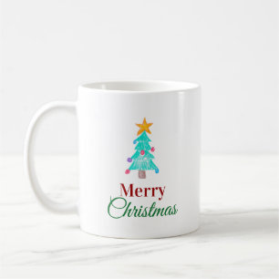 Kid's Art Merry Christmas. Your Child's Art Here Coffee Mug
