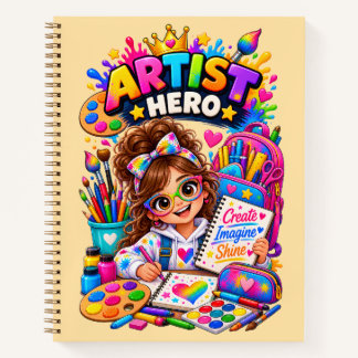 Kids Art Notebook | Young Artist Creative Journal