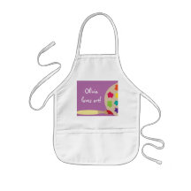 Kids Art Palette Artist Smock Apron