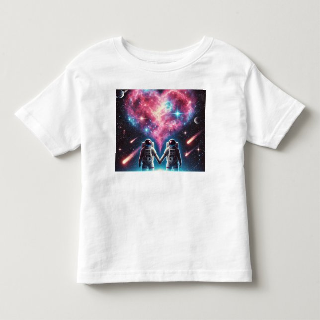 Kids' Astronaut Galaxy T-Shirt (Front)