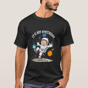 Kids Astronaut It's my Birthday Space Kids Party P T-Shirt