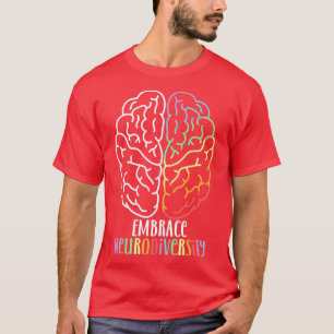 Kids Autism Awareness Adhd Tee Embrace Neurodivers