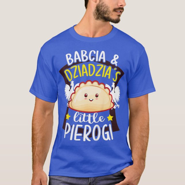 Kids Babcia  Dzidzias Little Pierogi Potato Baby T-Shirt (Front)
