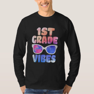 Kids Back To School 1st Grade Vibes First Day Teac T-Shirt