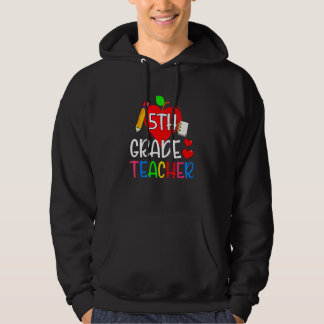 Kids Back To School 5th Grade Teacher Fifth Grade  Hoodie