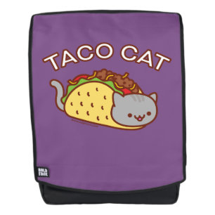 Kid's Back To School Backpack - "TACO CAT"