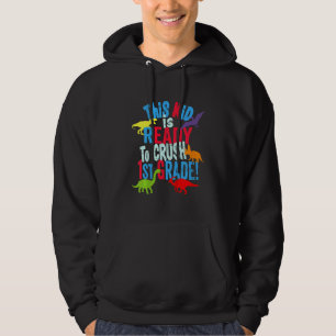 Kids Back To School Dinosaur This Kid is Ready To Hoodie