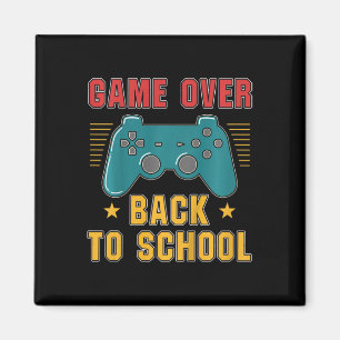 Kids Back to School  for Boys Gamer Fun Video Game Magnet
