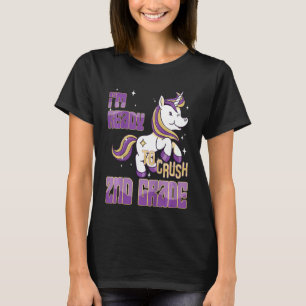 Kids   Back to School Girl Cute First Day 2nd Grad T-Shirt