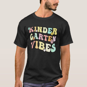 Kids Back To School Kindergarten Vibes Student Tea T-Shirt