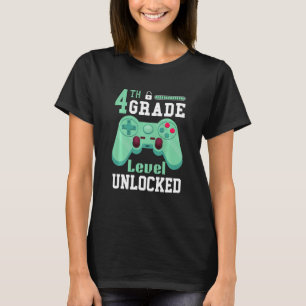 Kids Back To School Video Game Green Controller  G T-Shirt