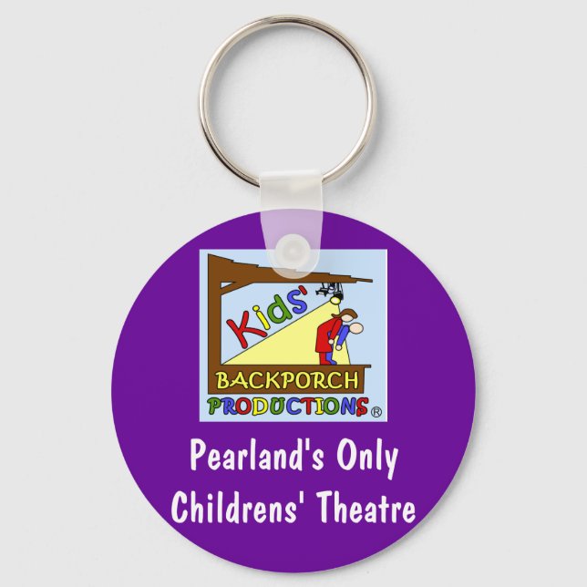 Kids' Backporch Productions Key Chain (Front)