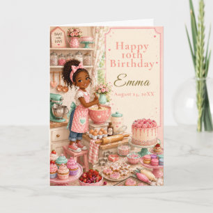 Kids Baking Birthday Card