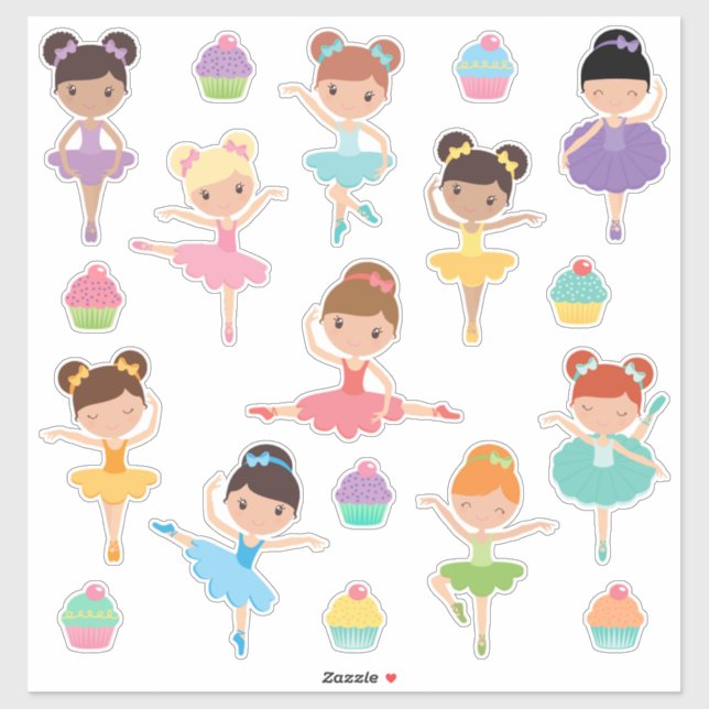 Kids Ballerina (Sheet)