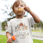 Kids Barnyard It's My Birthday Toddler T-Shirt<br><div class="desc">Cute barnyard kids birthday party t-shirt featuring adorable farm animals including a cow,  goat,  pig,  sheep,  donkey,  horse,  rabbit,  duck & a rooster,  the saying "it's my birthday",  and the childs name.</div>