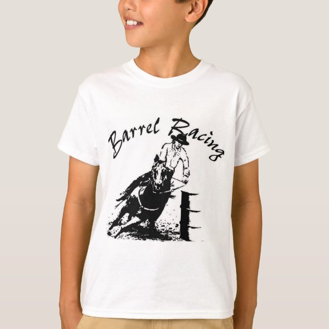 Kid's Barrel Racing T-shirt (Front)