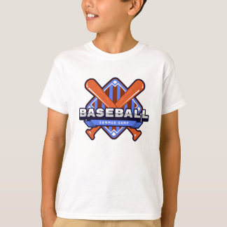 Kids Baseball Summer Camp Graphic T-Shirt