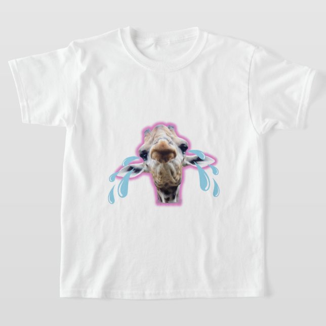Kids Basic Giraffe T-Shirt (Laydown)