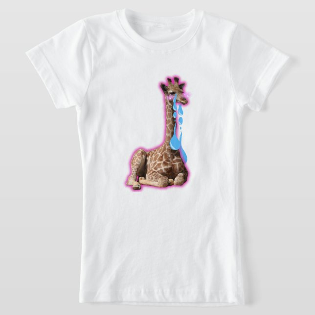 Kids Basic Giraffe T-Shirt (Laydown)