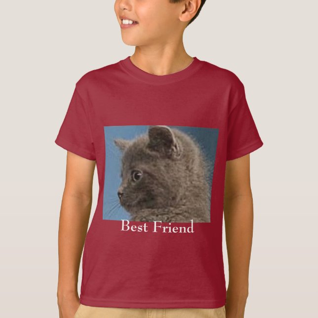 Kids' Basic Hanes Tagless ComfortSoft® T-Shirt (Front)