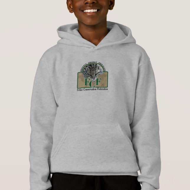 Kids Basic Hooded Sweatshirt (Front)