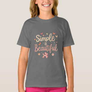 Kids Basic T-Shirt - Simple is Beautiful