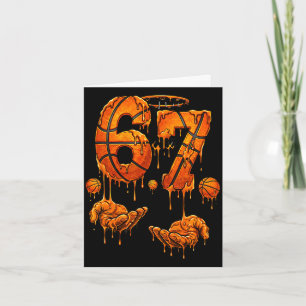 Kids basketball 67 six seven funny birthday memeKi Card