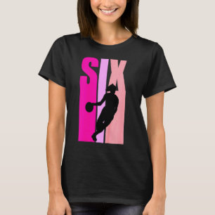 Kids Basketball Girl 6 Today Birthday 6th Sixth Si T-Shirt