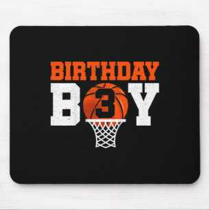 Kids Basketball player 3 Years Old Boy Basketball  Mouse Pad