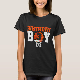 Kids Basketball player 3 Years Old Boy Basketball  T-Shirt