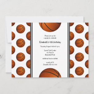 kids basketball sports birthday_team party invitation