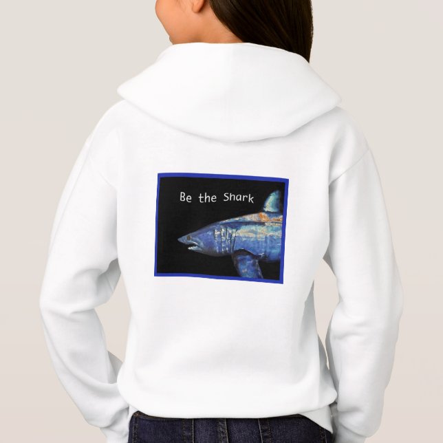 Kids Be The Shark Sweatshirt  (Back)
