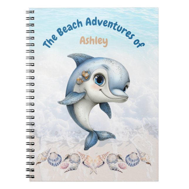Kids Beach Adventures Vacation Journal (Front)