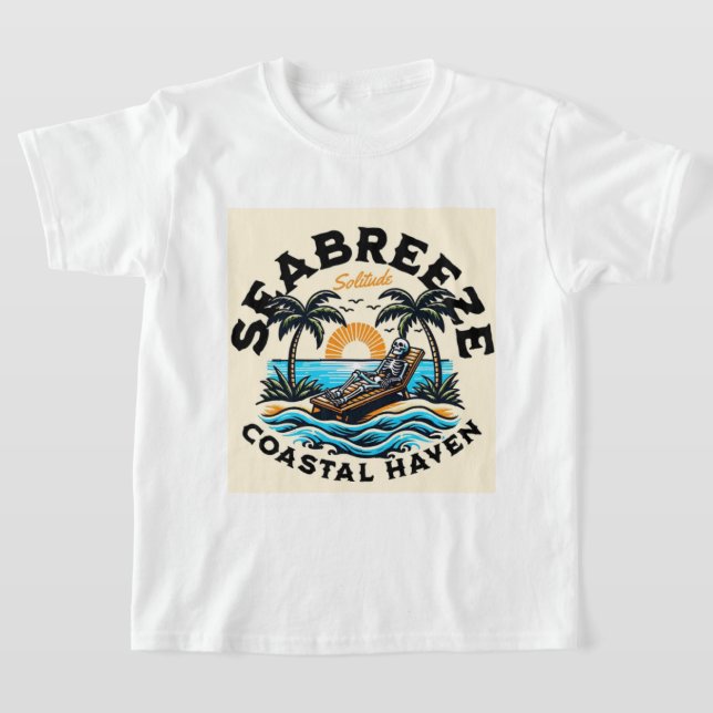 kid's beach  T-Shirt (Laydown)