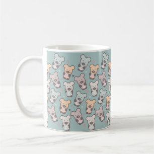 Kids Bears and Doughnuts Pattern Coffee Mug