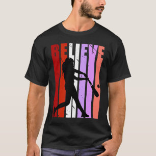 Kids Believe Baseball Martial Expert Birthday Cool T-Shirt